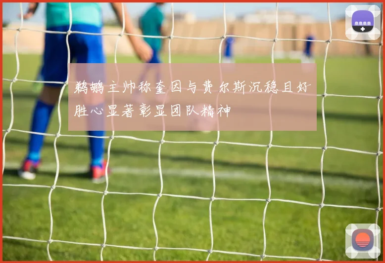 鹈鹕主帅称奎因与费尔斯沉稳且好胜心显著彰显团队精神